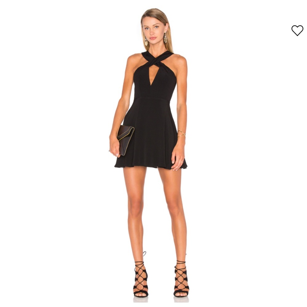 Lace Me Up Fit and Flare Dress by NBD